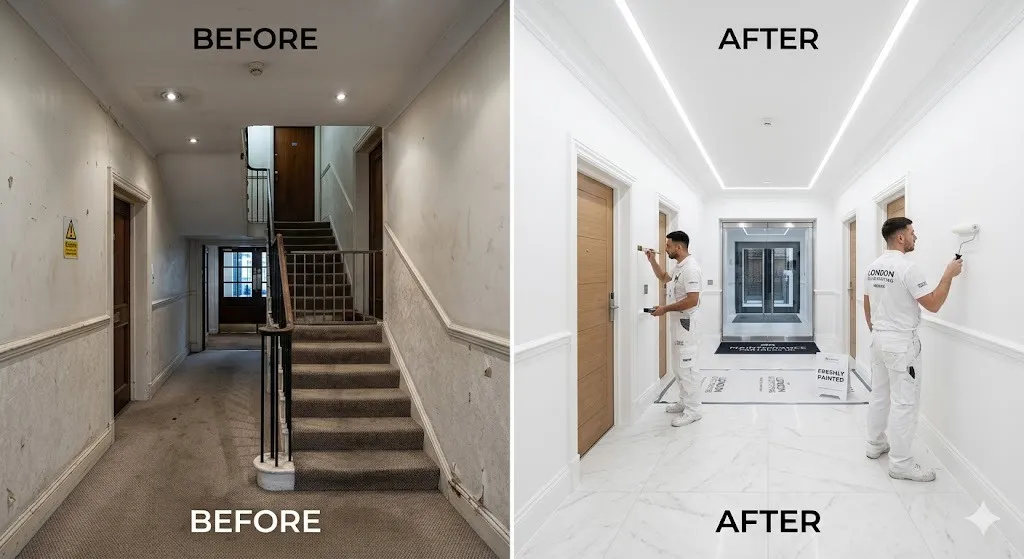 Communal Area Painting service in London Borough of Islington - Islington Painters