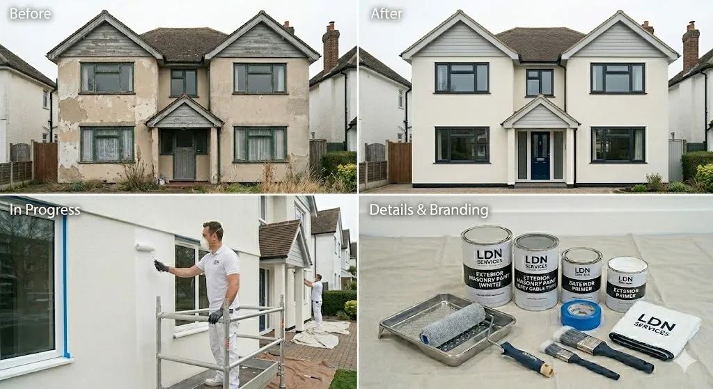 Exterior Painting service in London Borough of Islington - Islington Painters