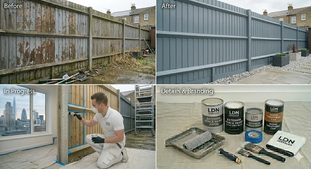 Fence Painting service in London Borough of Islington - Islington Painters