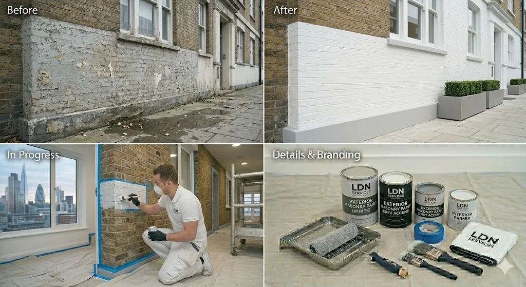 Masonry Painting service in London Borough of Islington - Islington Painters