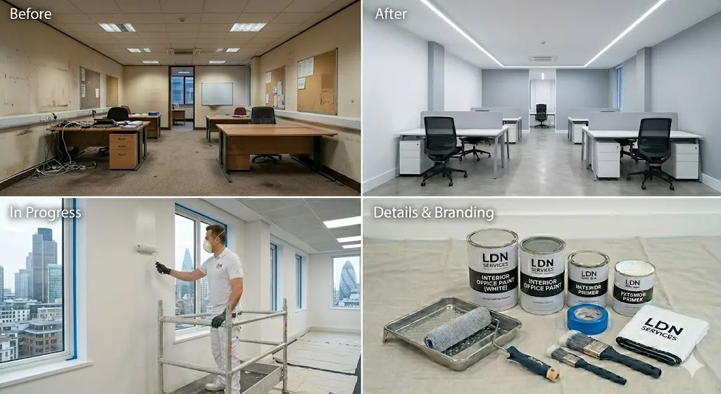 Office Painting service in London Borough of Islington - Islington Painters