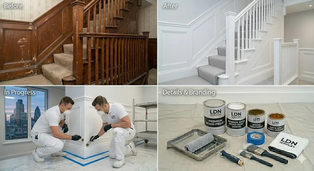 Woodwork Painting service in London Borough of Islington - Islington Painters